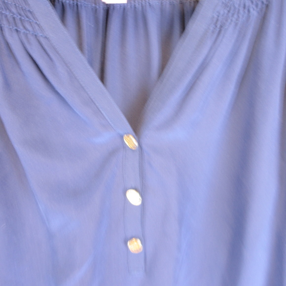 Lilly Pulitzer Navy Silk Elsa Top Size XS - Picture 2 of 11